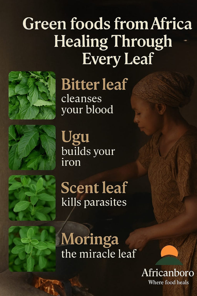 GREEN FOODS FROM AFRICAN HEALING THROUGH EVERY LEAF - IbileMeals