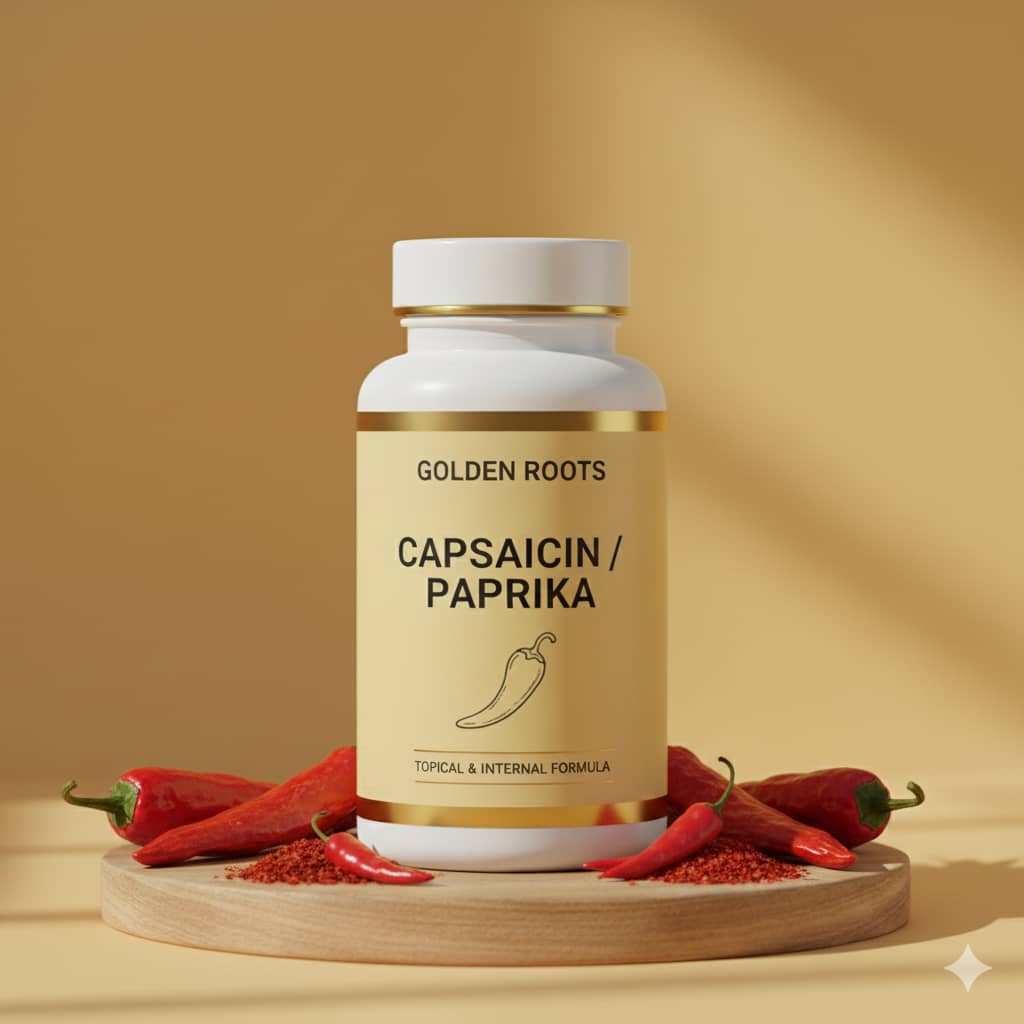 Capsaicin/Paprika (for topical or internal formulas) - IbileMeals